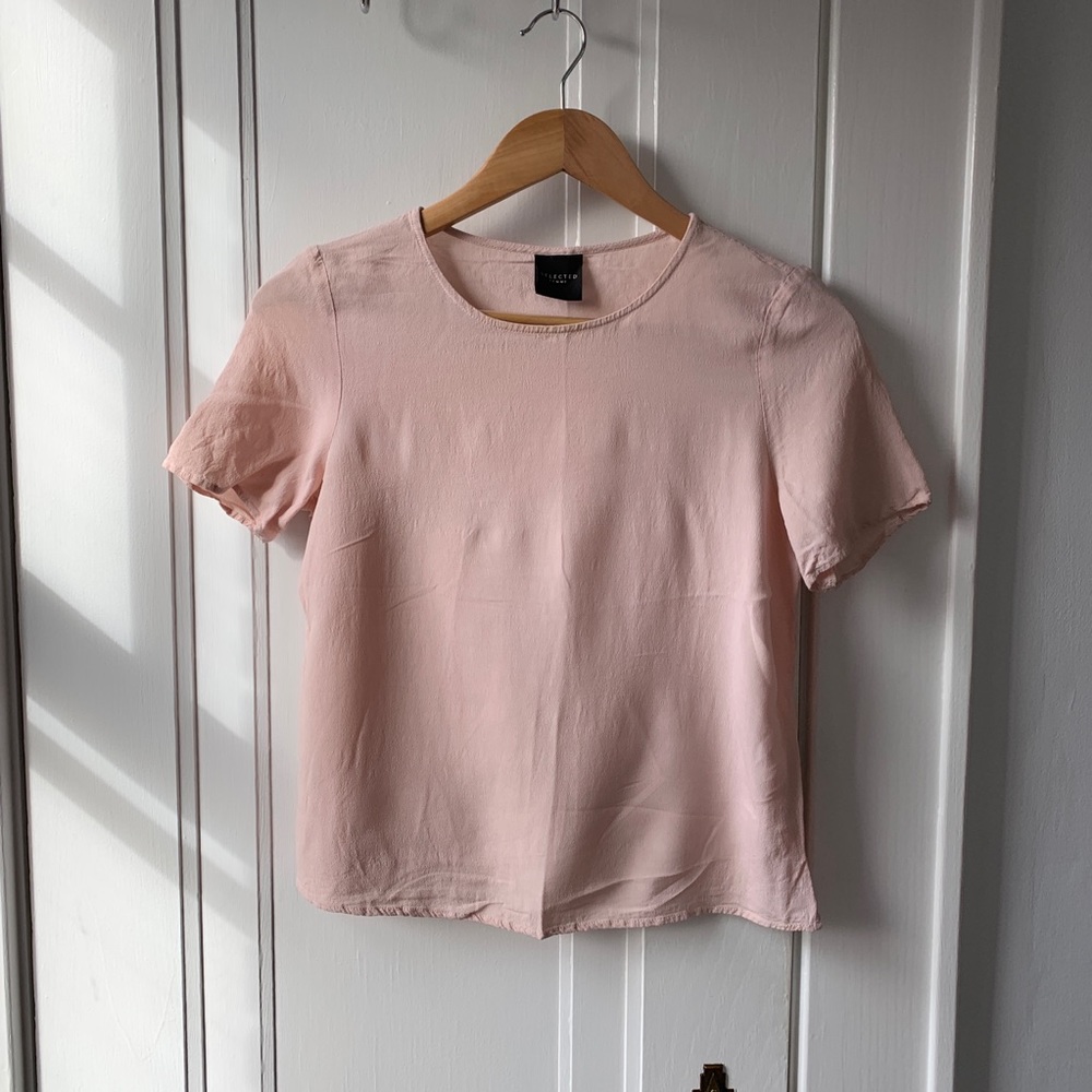 EUC 🇧🇪 Antwerp Sheer Pink Dress Top